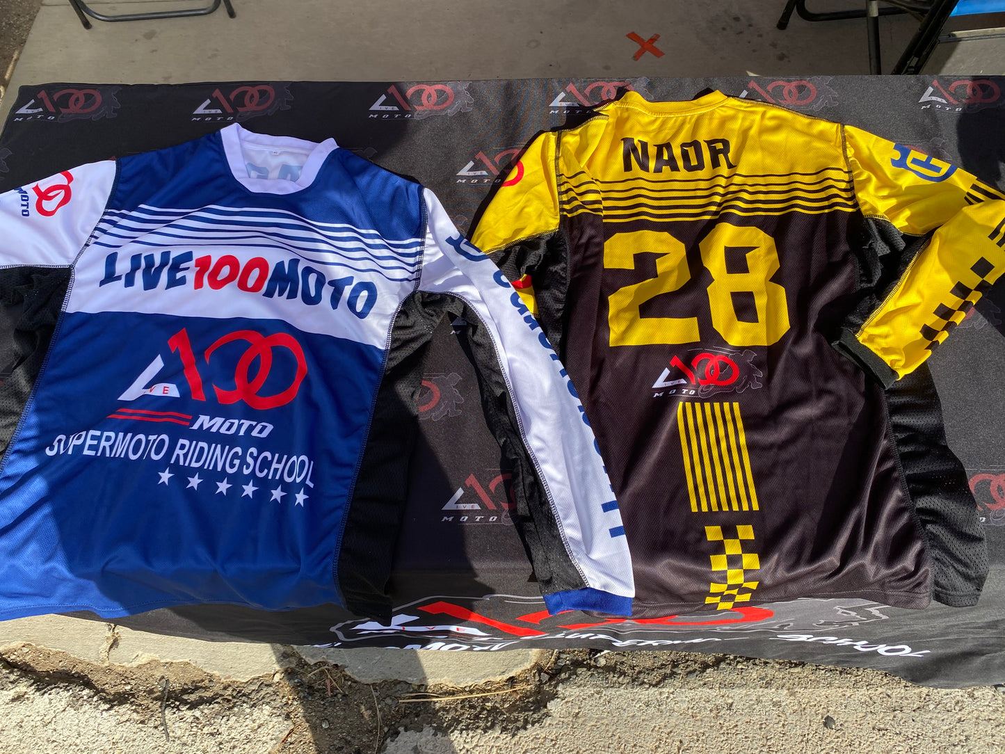 Live 100 Moto Custom Jersey